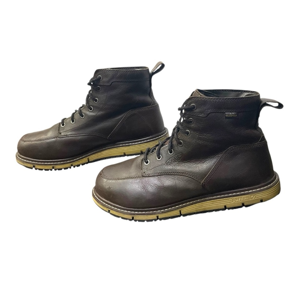 🥾 Keen Utility Steel Toe Boots Size 11 Waterproof Leather Workwear 🥾